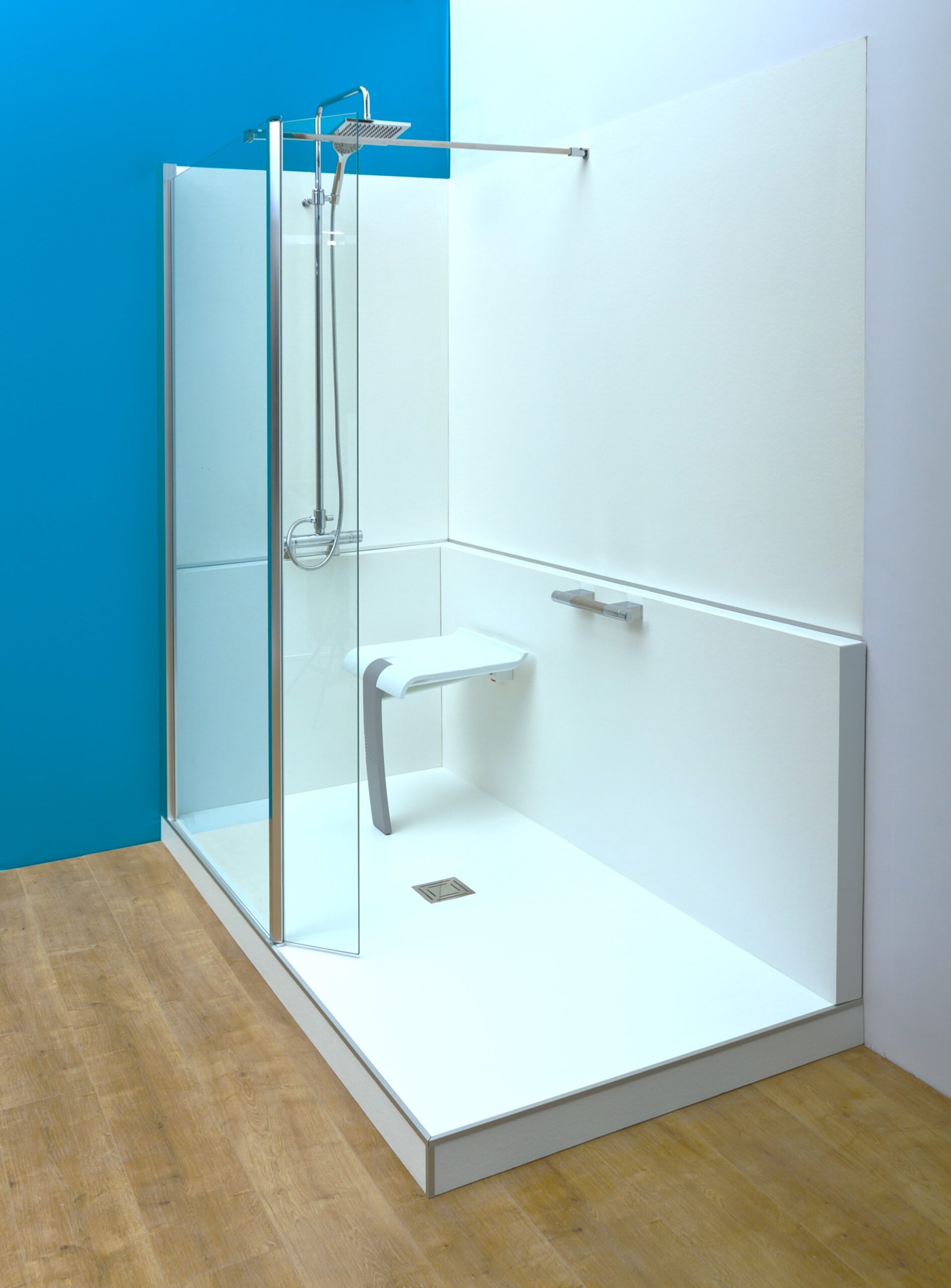 Conjunto base de duche em L – Poliexport
