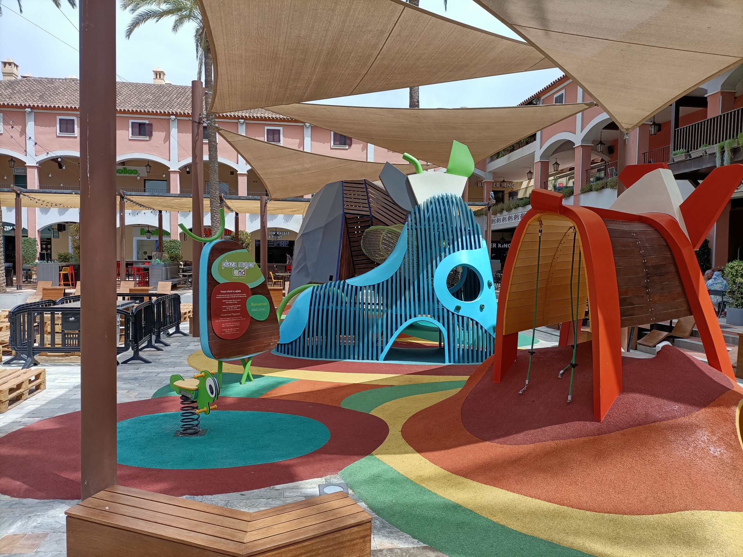 Parque Infantil, Plaza Mayor, Málaga – Poliexport