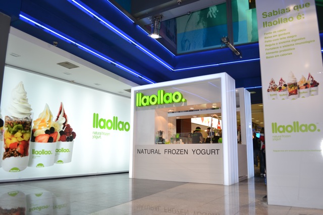Quiosque llaollao em shopping de Lisboa – Poliexport